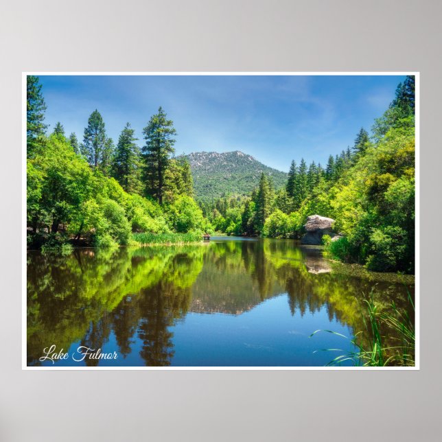 Reflet du lac Fulmor – Impression de la forêt de S (Devant)