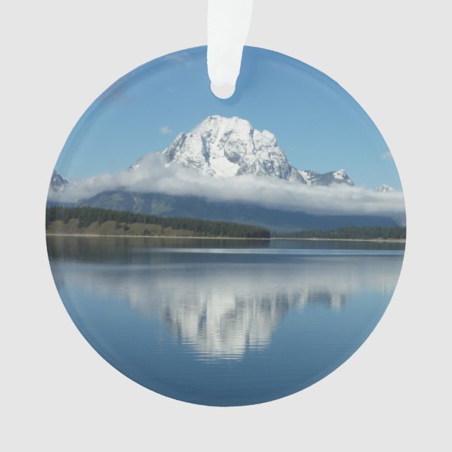 Reflet du mont Moran dans le Grand Teton (devant)