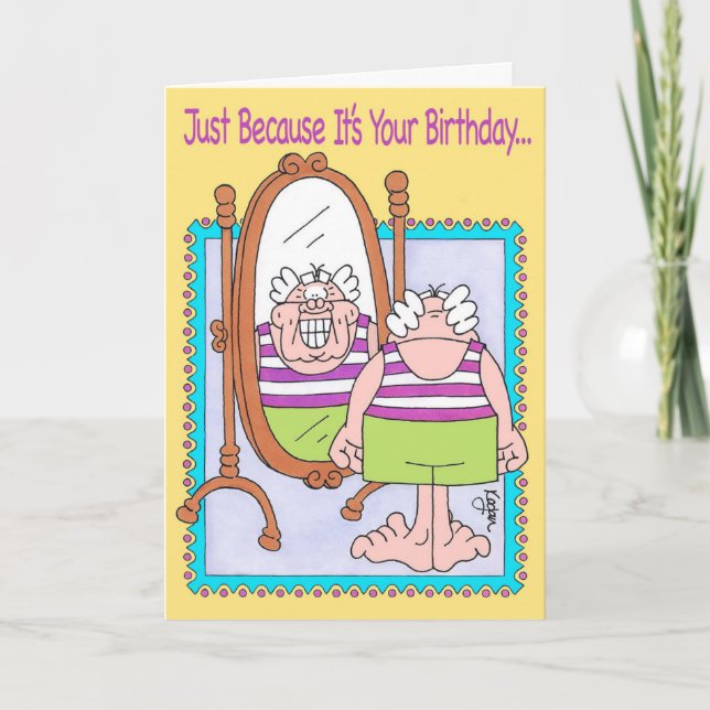 REFLÉTER LA CARTE D'Anniversaire BEACHNIK (Devant)