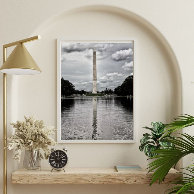Reflets argentés Poster du Monument Washington (Créateur téléchargé)