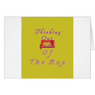 Réflexion à l'extérieur de la conception de boîte