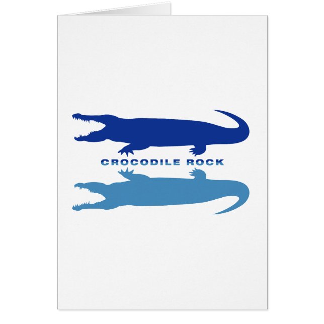 Réflexion crocodile (bleu) (Devant)