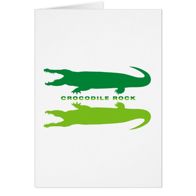 Réflexion crocodile (vert) (Devant)