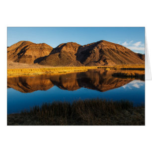 Réflexion de collines de bouquetin