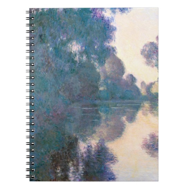 Réflexion de la rivière Misty Carnet impressionnis (Devant)