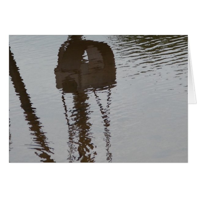 Réflexion des ailes dans l'eau de pluie (Devant horizontal)
