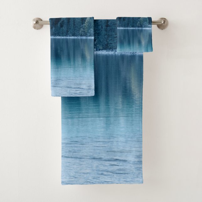 Réflexion des arbres sur le lac #2 #mur #déco #cab (En situation)