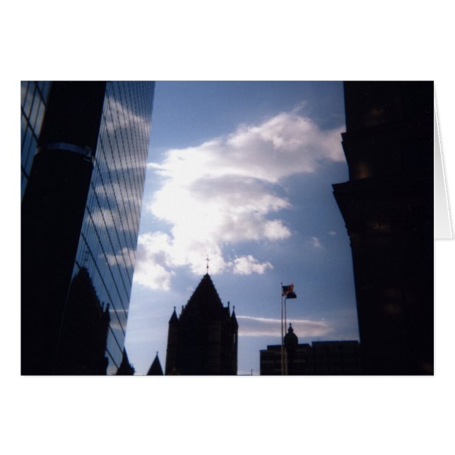 Réflexion du ciel urbain (Devant horizontal)