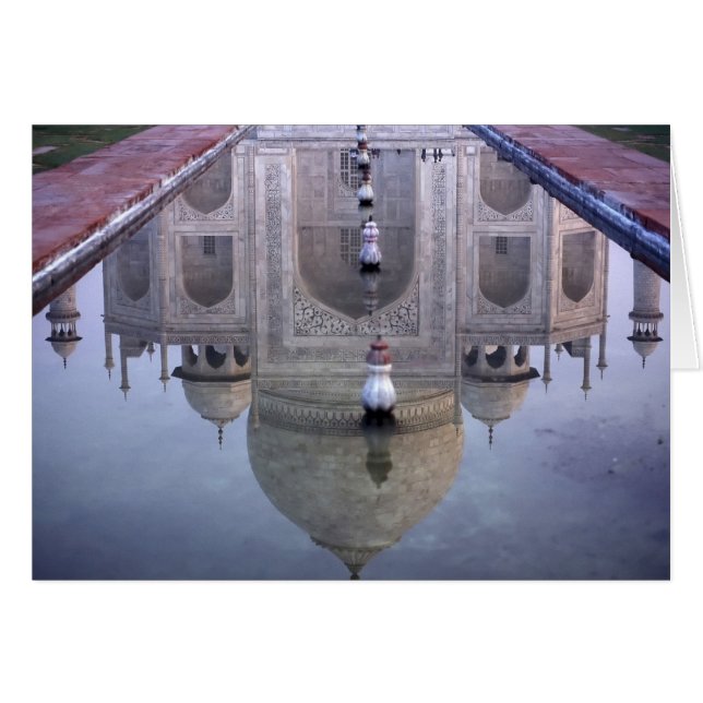 réflexion du Taj Mahal, Agra, Uttar Pradesh, (Devant horizontal)