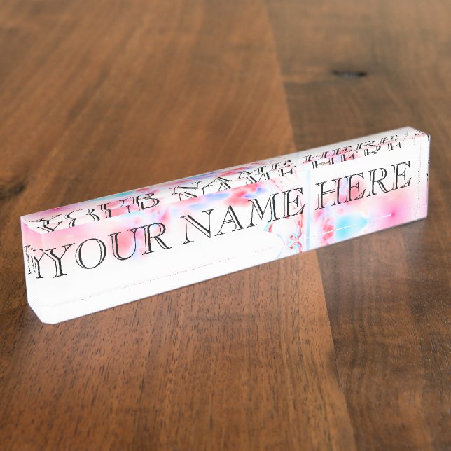 Réflexions dans une plaque d'identification de (Taille)