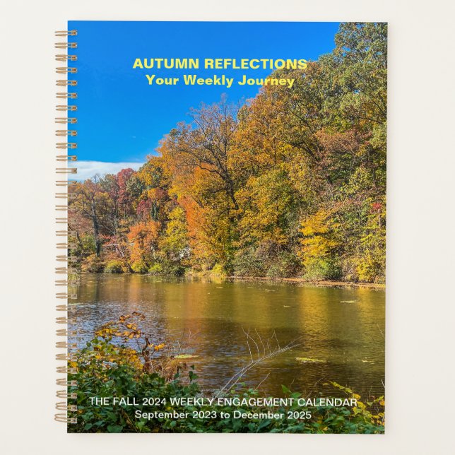 Réflexions d'automne : Votre calendrier de voyage  (Devant)