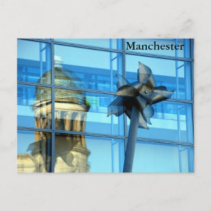 Réflexions de la carte postale de Manchester