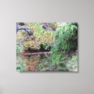 *Réflexions de la toile enveloppée du jardin d'A