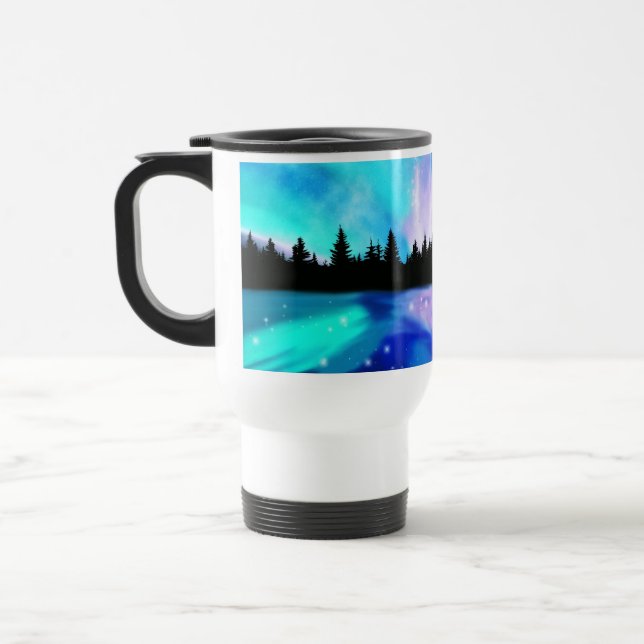 Réflexions de l'avant-jour Voyage Mug (Gauche)