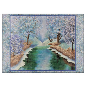 Réflexions hivernales de la planche à découper en 