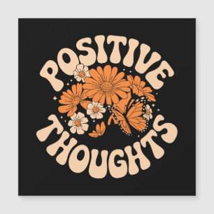 Réflexions positives - Fleurs et papillons
