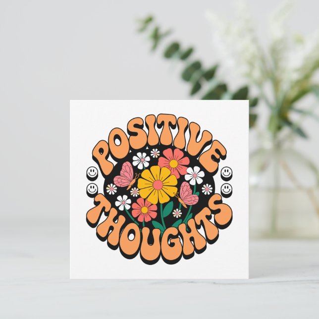 Réflexions positives - Floral inspirant (2) (Debout devant)