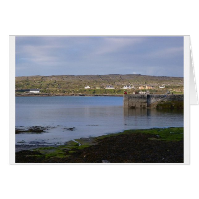 Réflexions sur le port de Kilronan (Devant horizontal)