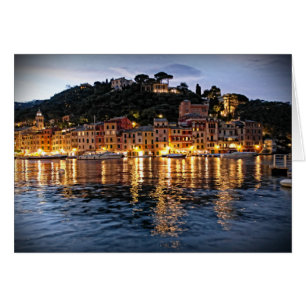 Réflexions sur Portofino, Italia - Carte pour note