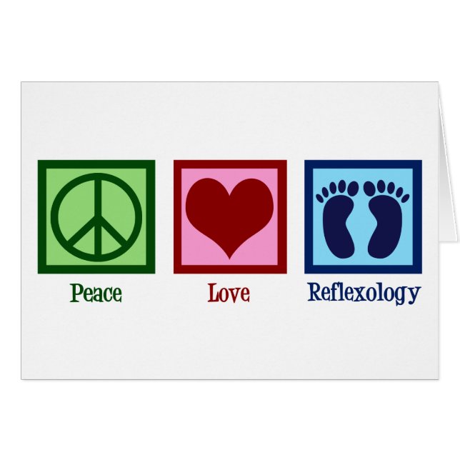 Reflexologist Peace Love Reflexology Foot Massage (Devant horizontal)