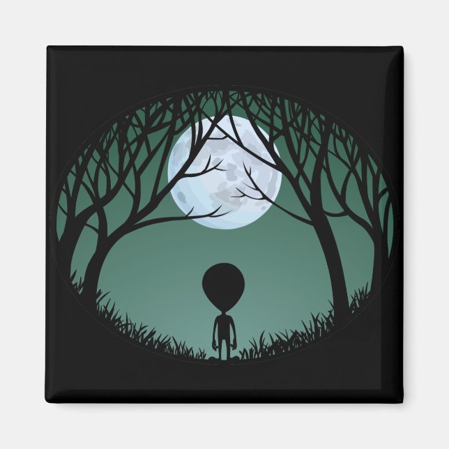 Réfrigérateur Alien Aimant Cadeaux et Décor Extrat (Devant)