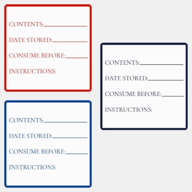 Réfrigérateur/congélateur Étiquette de cuisine (Groupe)