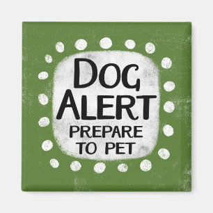 Réfrigérateur d'alerte de chien aimant