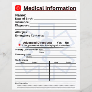 Réfrigérateur d'urgence d'information Médicale