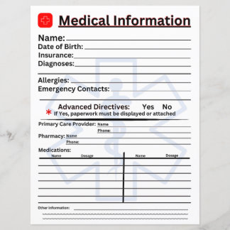 Réfrigérateur d'urgence d'information Médicale