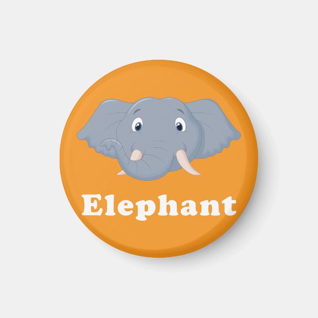 réfrigérateur éléphant cuisine magnet (Devant)