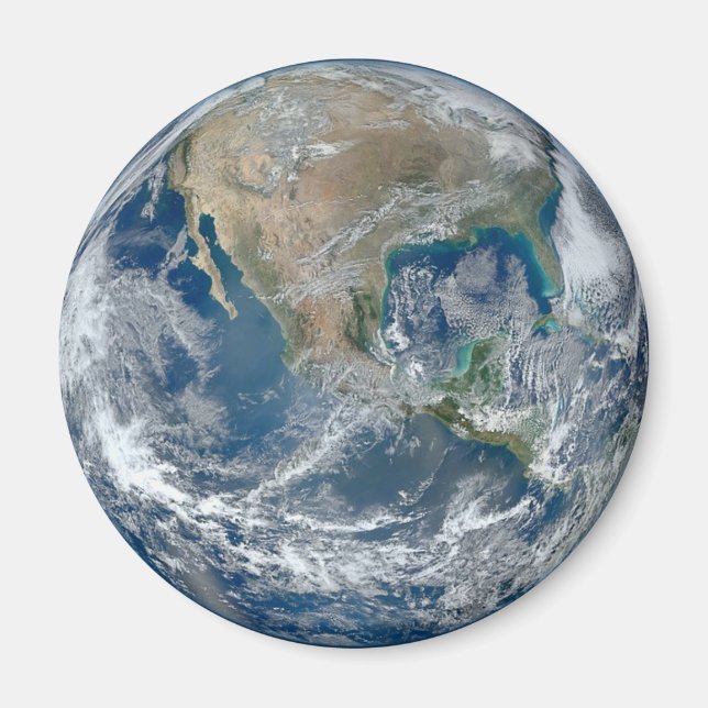 Réfrigérateur planète Terre ou aimant de verrouill (Devant)