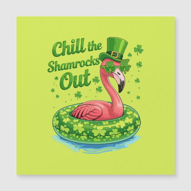 Refroidissez les trèfles Drôle de St Patrick's Day (Devant)