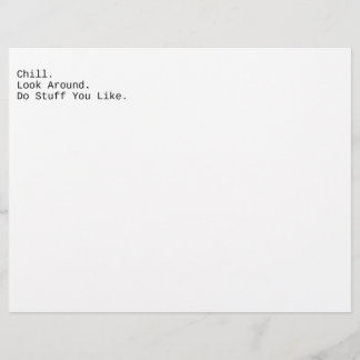 Refroidissez. Regarde Autour.