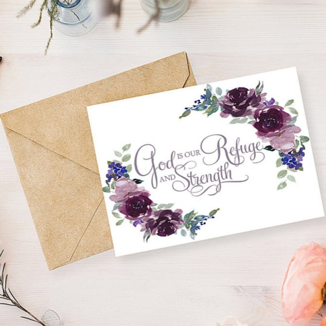 Refuge et force floral violet  (Créateur téléchargé)