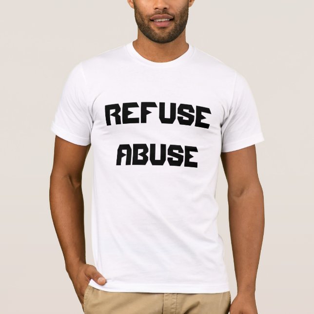 Refuser les t-shirts pour abus (Devant)