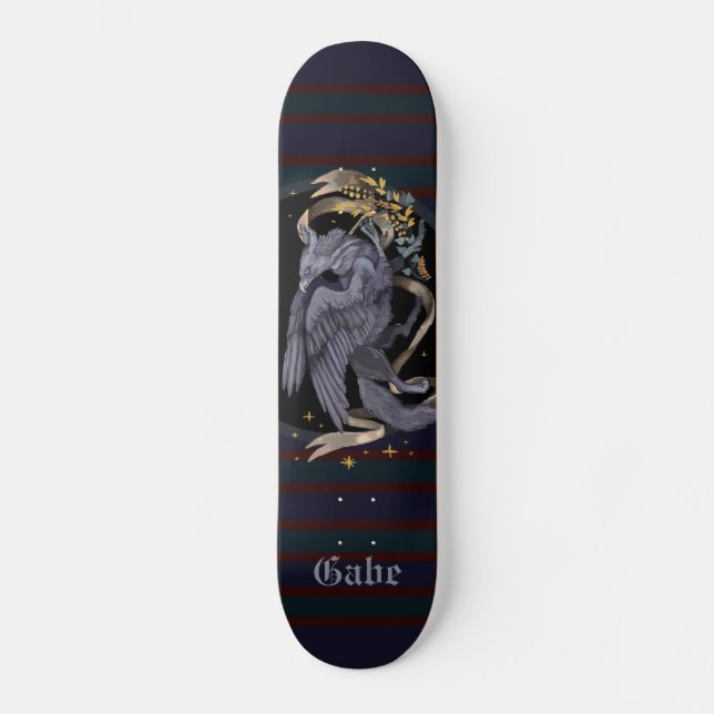 Régal Argent Griffin Skateboard (Recto)