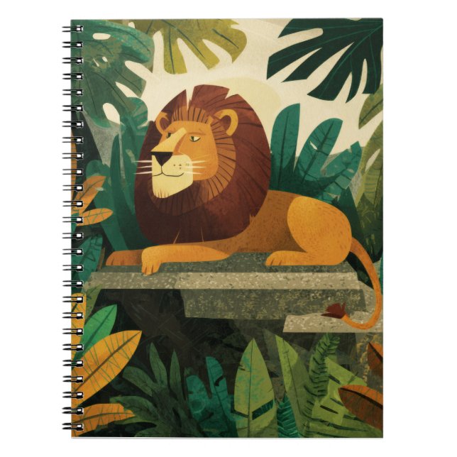Regal Jungle Lion Bold Carnet feuille (Devant)