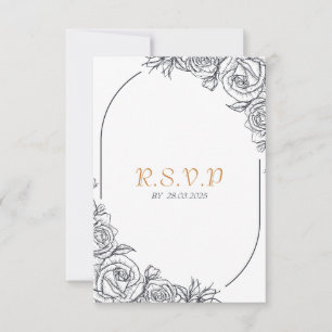 Regal Regency Wedding Carte RSVP