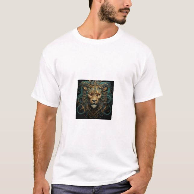 Regal Roar : T-Shirt Personnalisé De Conception De (Devant)