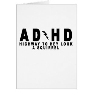 Regard de route d'ACDC TDAH hé un écureuil ! pi