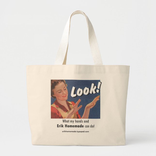 Regard fait maison d'Erik "!" Sac fourre-tout à (Devant)