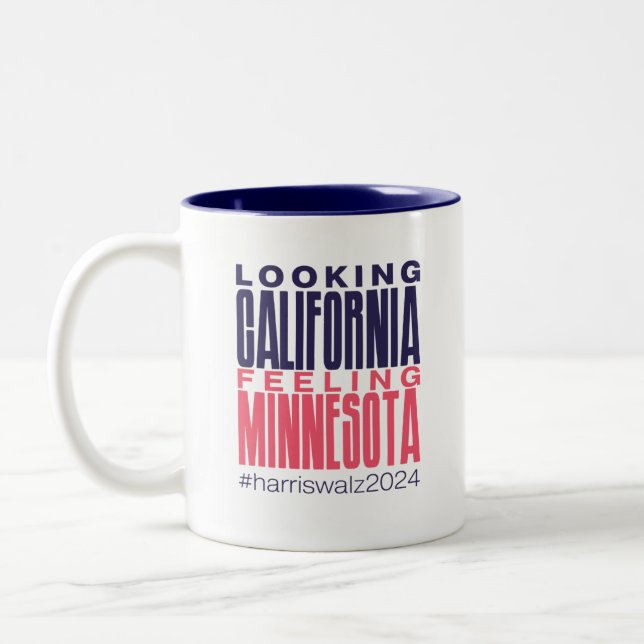 Regard sur la Californie, sensation Minnesota Mug (Gauche)