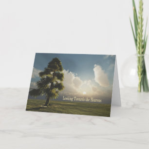 Regard vers le carte pour notes de cieux