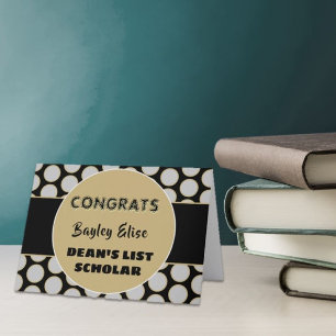 Regarde ! Carte de félicitations pour les boursier