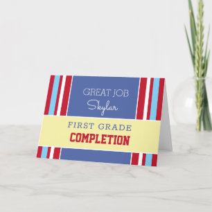 Regarde ! Carte de fin de grade personnalisée ! Ca