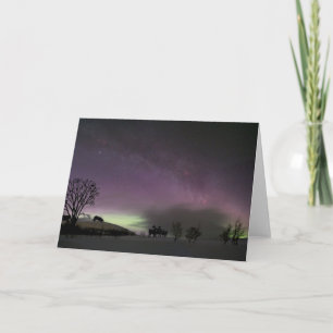 :"Regarde en arrière." Bordure Carte photo Collie