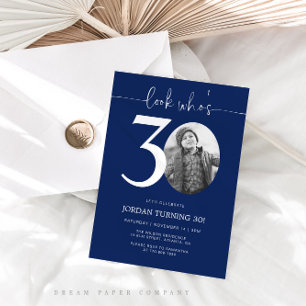 Regarde qui a 30 ans Invitation d'anniversaire d