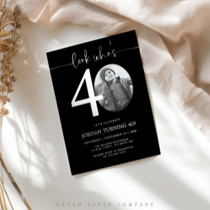 Regarde qui a 40 ans Invitation d'anniversaire 4