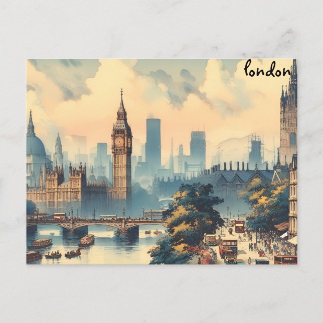regarder acheter carte londres masse cartes postal (Devant)