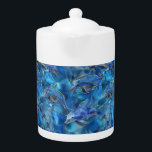 Regarder Dolphins Alcool Porcelaine d'encre Teapot<br><div class="desc">Regarder Dolphins Alcool Porcelaine d'encre Teapot</div>